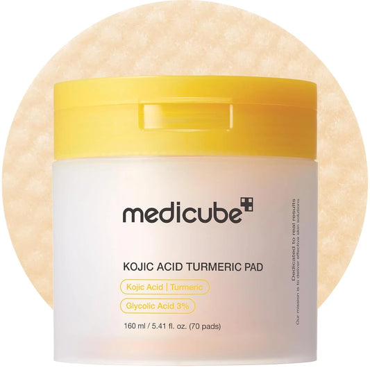 Medicube Kojic Acid Turmeric Toner Pads